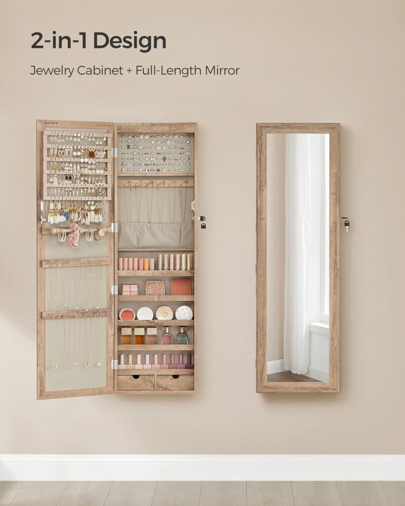 Best Users for SONGMICS 6 LEDs Mirror Jewelry Cabinet