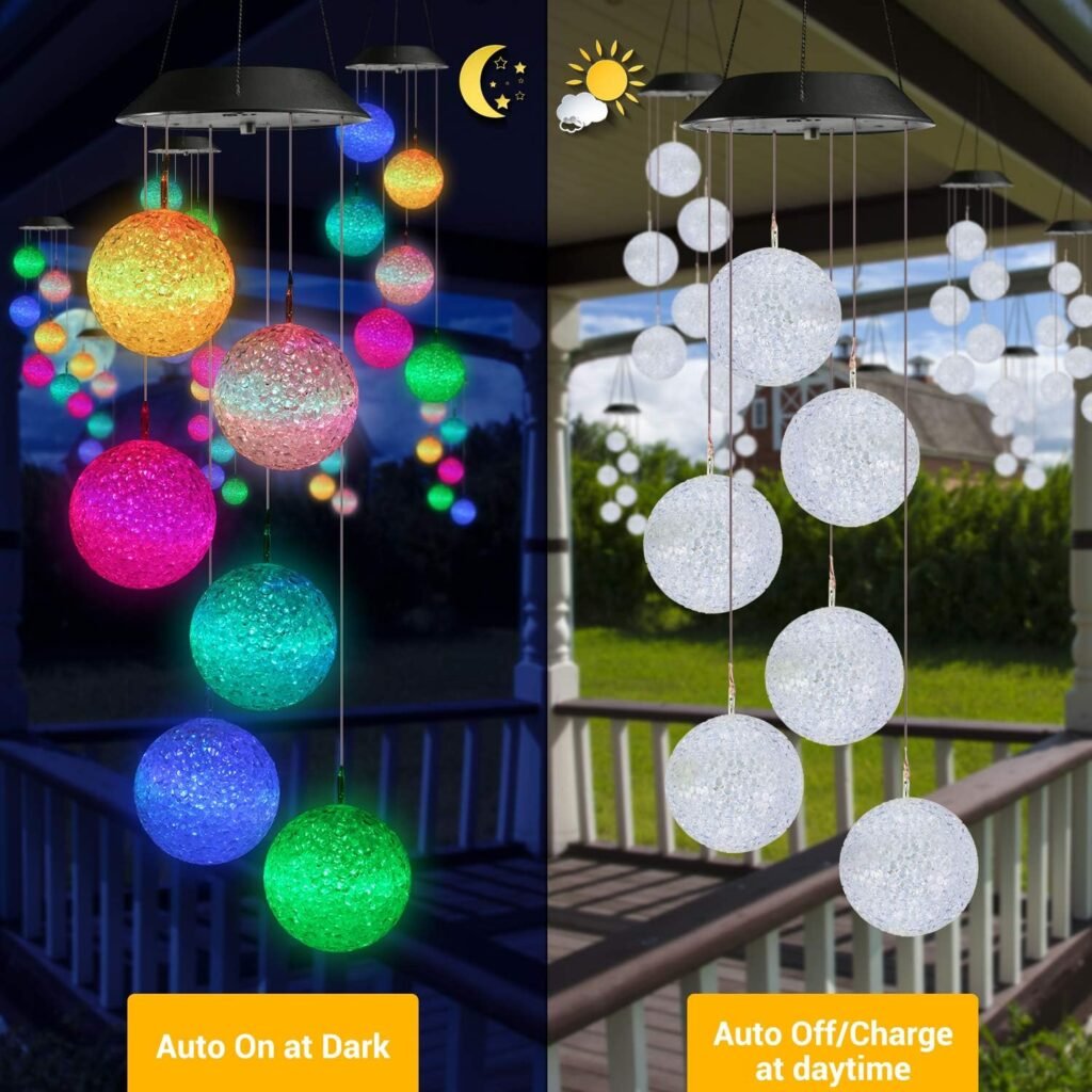 How the Toodour Solar Wind Chime Works