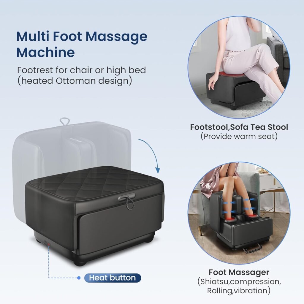 Key Features of COMFIER 2 in 1 Foot Massager Machine