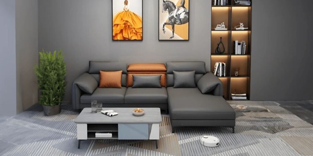 Novilla L-Shape Sectional Couches for Living Room