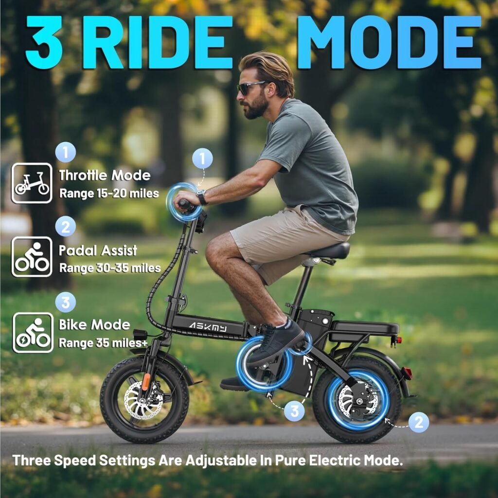 Reorco Mini Electric Bike Safety Features
