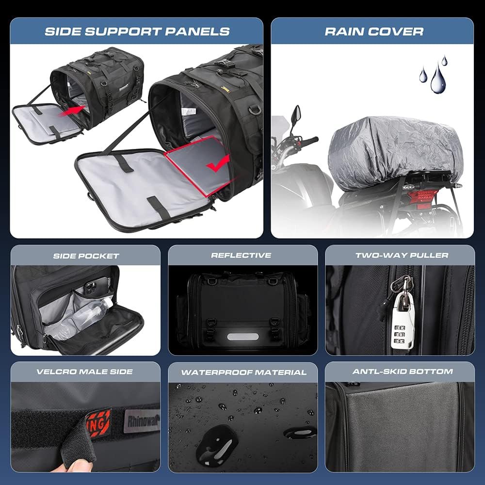 Rhinowalk Motorcycle Bag Comfort and Convenience