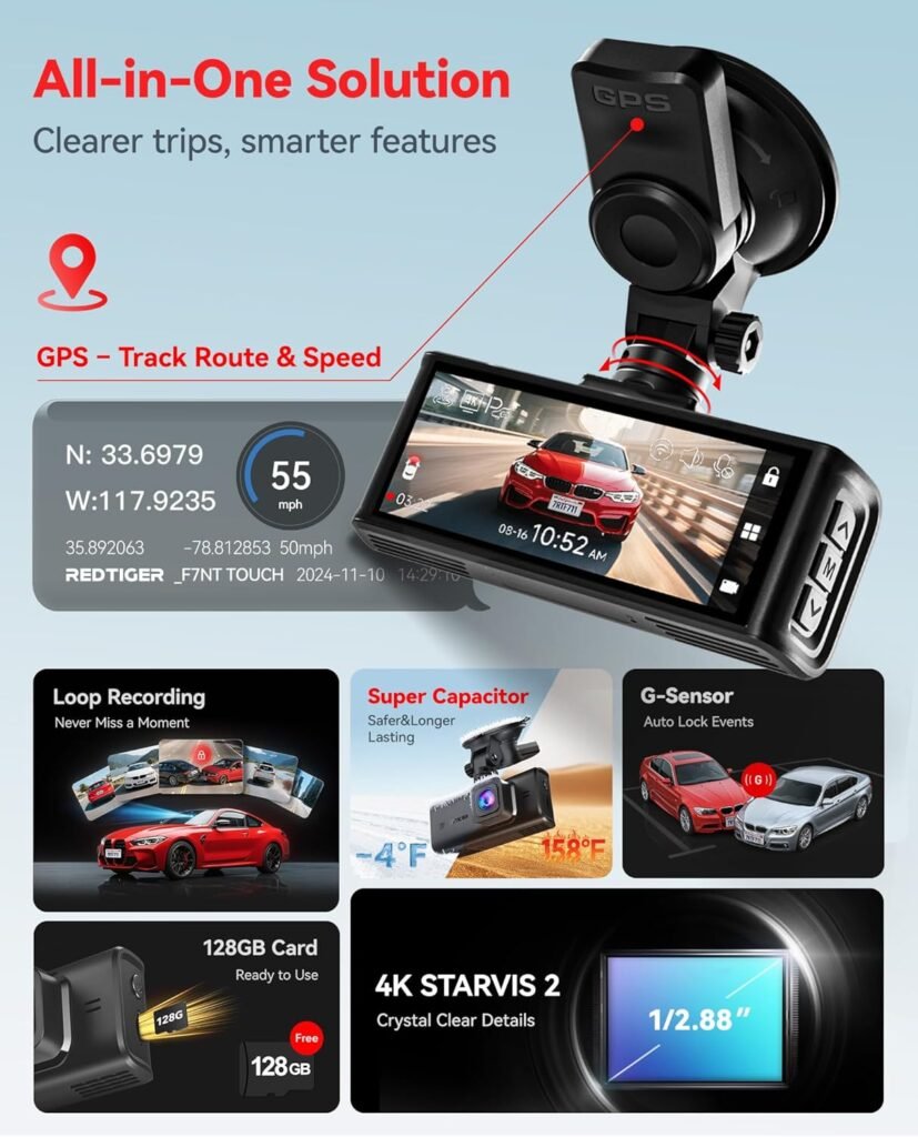 Types of REDTIGER Dash Cams Available