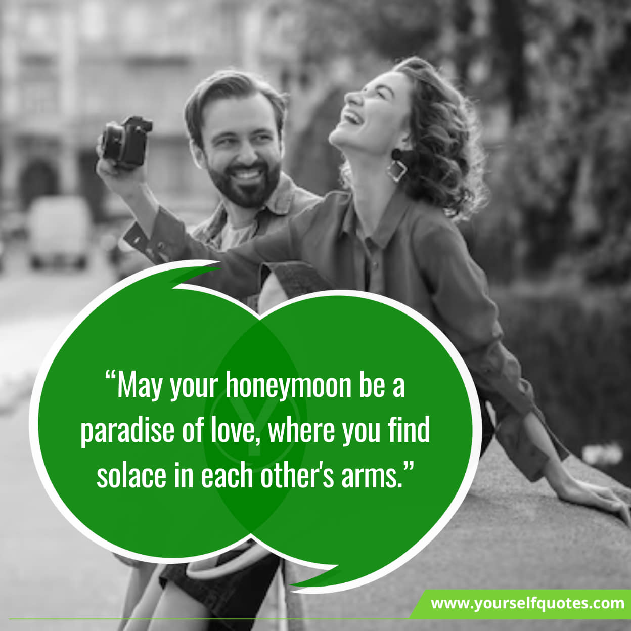 Sending Honeymoon Love and Happiness